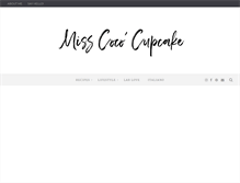 Tablet Screenshot of misscococupcake.com